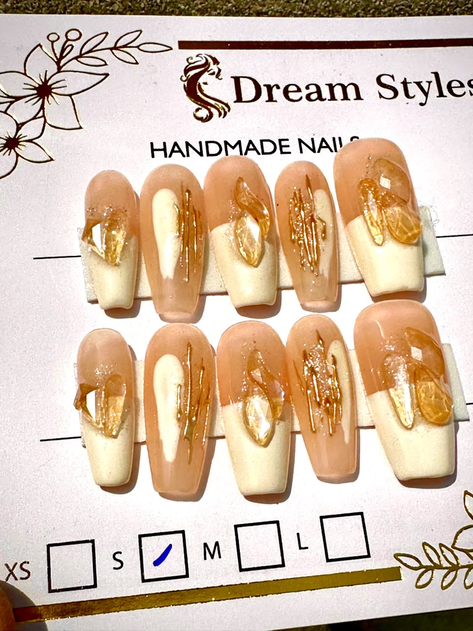 Hand Made Franch Stone Nail