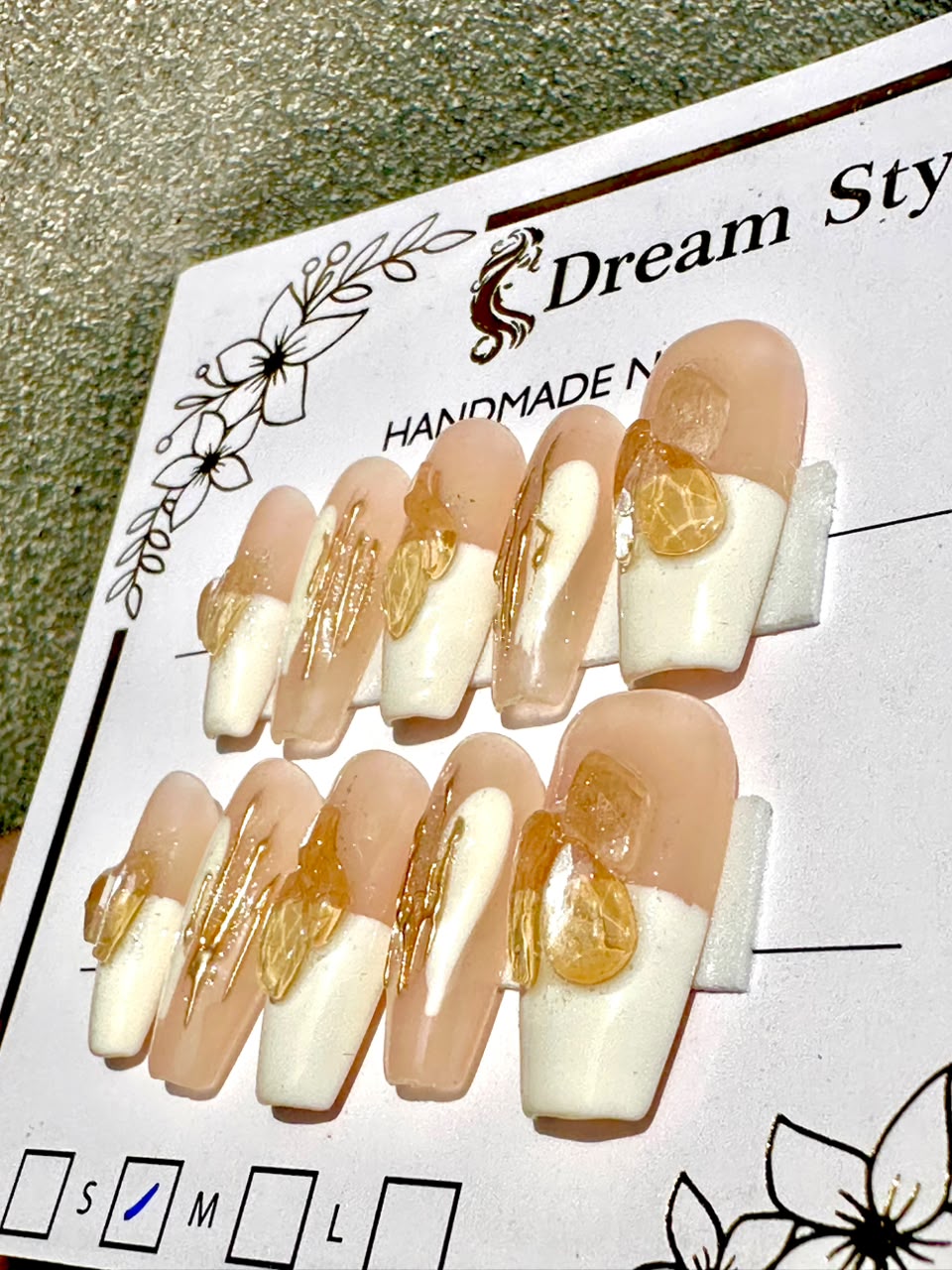 Hand Made Franch Stone Nail