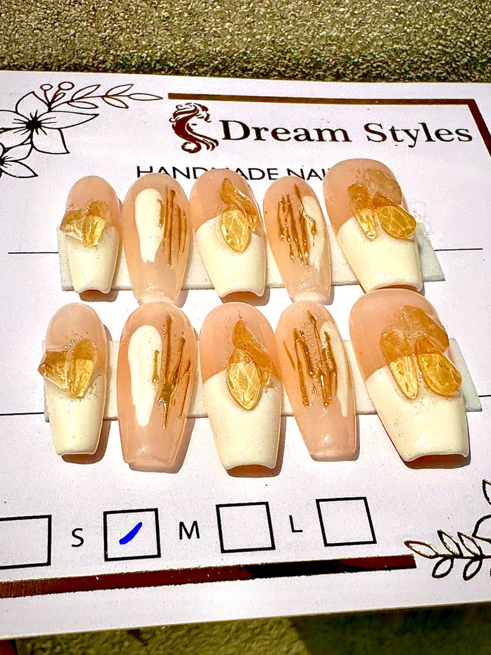 Hand Made Franch Stone Nail