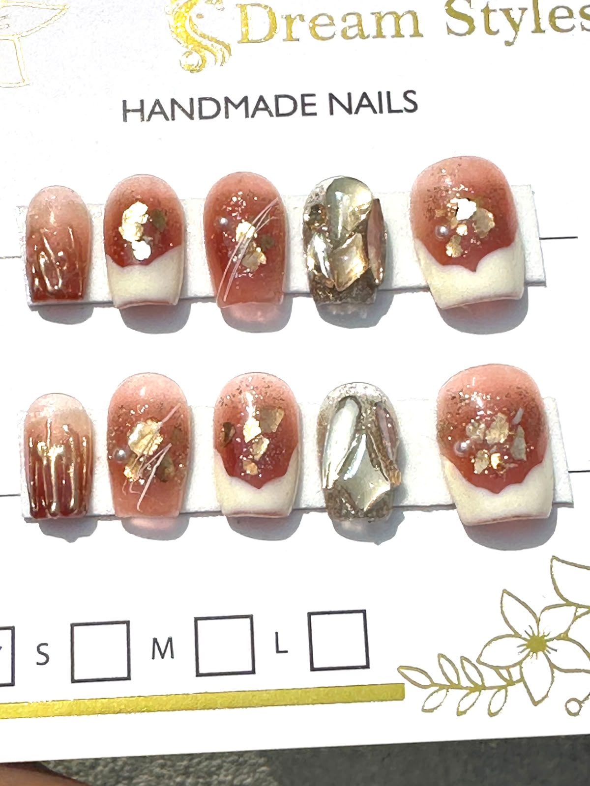 Hand Made Nail French Pink Nail