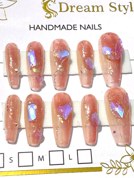 Hand Made Stone Art Nail