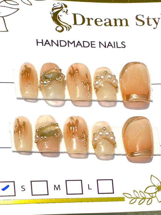 Hand Made Ston Art Best Quality Nail