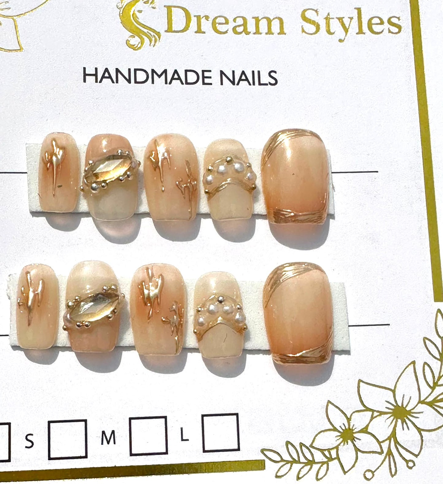 Hand Made Ston Art Best Quality Nail