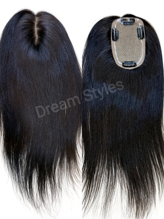 Human Hair Front Skin Topper
